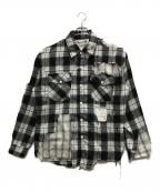 Maison MIHARA YASUHIROメゾン ミハラ ヤスヒロ）の古着「BROKEN LAYER SHIRT」｜ホワイト