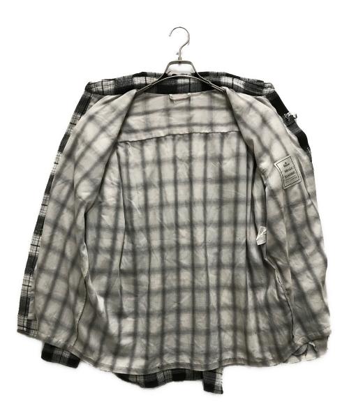 Maison MIHARA YASUHIRO（メゾン ミハラ ヤスヒロ）Maison MIHARA YASUHIRO (メゾン ミハラ ヤスヒロ) BROKEN LAYER SHIRT ホワイト サイズ:44の古着・服飾アイテム