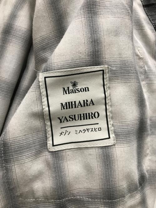 Maison MIHARA YASUHIRO（メゾン ミハラ ヤスヒロ）Maison MIHARA YASUHIRO (メゾン ミハラ ヤスヒロ) BROKEN LAYER SHIRT ホワイト サイズ:44の古着・服飾アイテム