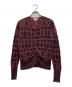 Vivienne Westwood RED LABEL（ヴィヴィアンウエストウッドレッドレーベル）の古着「ニットカーディガン」｜レッド×グレー