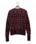 Vivienne Westwood RED LABEL (ヴィヴィアンウエストウッドレッドレーベル) ニットカーディガン レッド×グレー サイズ:3：13000円