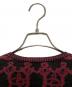 中古・古着 Vivienne Westwood RED LABEL (ヴィヴィアンウエストウッドレッドレーベル) ニットカーディガン レッド×グレー サイズ:3：13000円