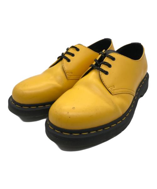 Dr.Martens（ドクターマーチン）Dr.Martens (ドクターマーチン) 3ホールシューズ イエロー サイズ:UK 8の古着・服飾アイテム