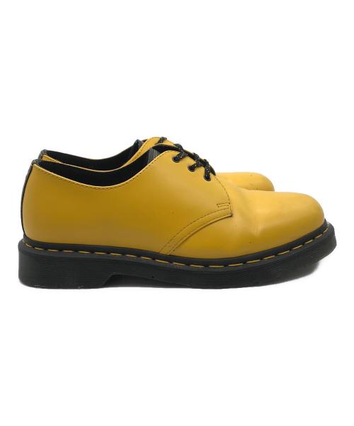 Dr.Martens（ドクターマーチン）Dr.Martens (ドクターマーチン) 3ホールシューズ イエロー サイズ:UK 8の古着・服飾アイテム