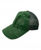 san san gear×bEatifulサンサンギア×）の古着「TRUCKER CAP」｜グリーン