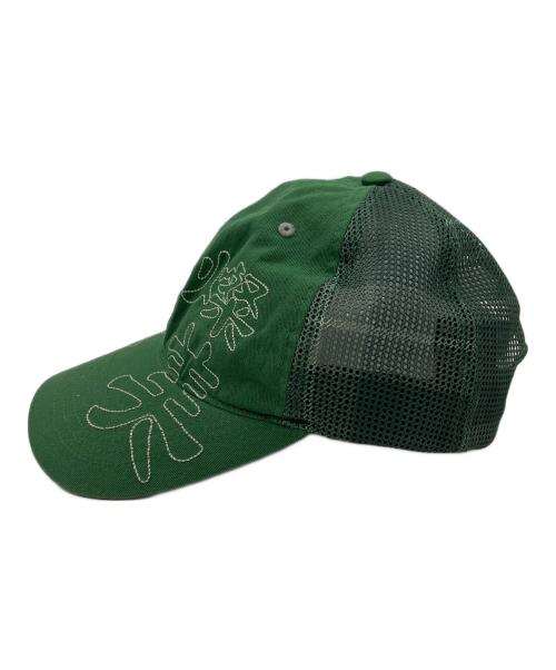 san san gear（サンサンギア）san san gear (サンサンギア) bEatiful TRUCKER CAP グリーン 未使用品の古着・服飾アイテム