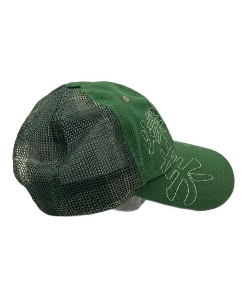 san san gear（サンサンギア）san san gear (サンサンギア) bEatiful TRUCKER CAP グリーン 未使用品の古着・服飾アイテム