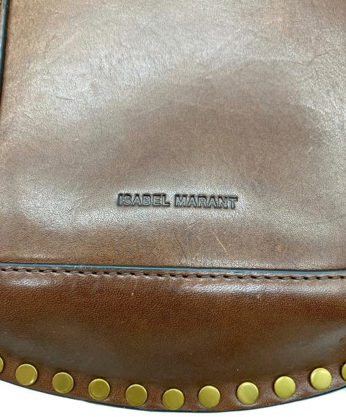 ISABEL MARANT（イザベルマラン）ISABEL MARANT (イザベルマラン) オスカン レザー スタッズショルダーバッグ ブラウンの古着・服飾アイテム
