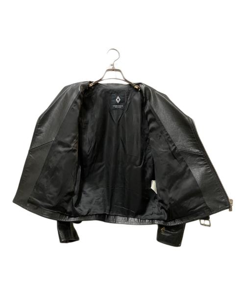 MARCELO BURLON（マルセロバーロン）MARCELO BURLON (マルセロバーロン) バックプリントダブルライダース ブラック サイズ:Sの古着・服飾アイテム