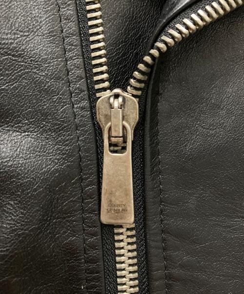 MARCELO BURLON（マルセロバーロン）MARCELO BURLON (マルセロバーロン) バックプリントダブルライダース ブラック サイズ:Sの古着・服飾アイテム