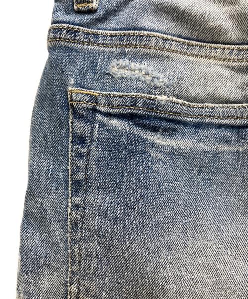 DOLCE & GABBANA（ドルチェ＆ガッバーナ）DOLCE & GABBANA (ドルチェ＆ガッバーナ) ダメージスキニーデニムパンツ インディゴ サイズ:48の古着・服飾アイテム