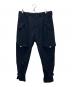 s'yte（サイト）の古着「WOOL BEAVER HEM BELT MILITARY PANTS」｜ネイビー