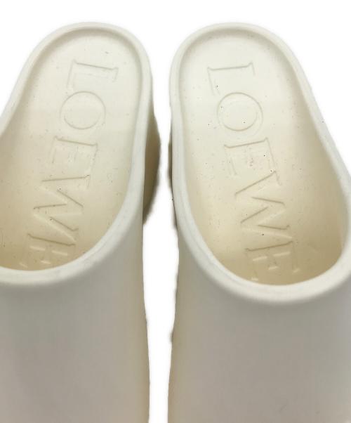 LOEWE（ロエベ）LOEWE (ロエベ) テラフォームクロッグ ホワイト サイズ:36の古着・服飾アイテム