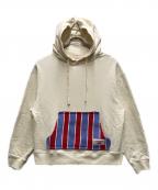 CHARLES JEFFREY LOVERBOYチャールズ ジェフリー ラバーボーイ）の古着「PATCH パーカー」｜ベージュ