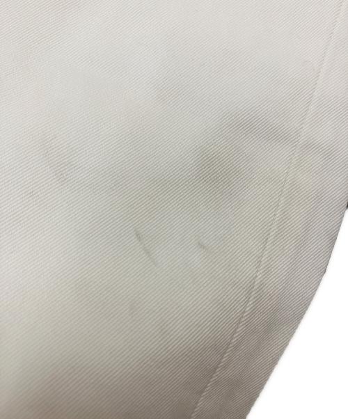 AURALEE（オーラリー）AURALEE (オーラリー) WASHED FINX CHINO ONEーTUCK PANTS ホワイト サイズ:4の古着・服飾アイテム