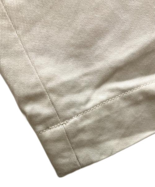AURALEE（オーラリー）AURALEE (オーラリー) WASHED FINX CHINO ONEーTUCK PANTS ホワイト サイズ:4の古着・服飾アイテム