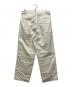 AURALEE (オーラリー) WASHED FINX CHINO ONEーTUCK PANTS ホワイト サイズ:4：22000円