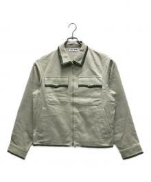 TTT MSW（ティー）の古着「Wool Leather Piping Jacket」｜グリーン