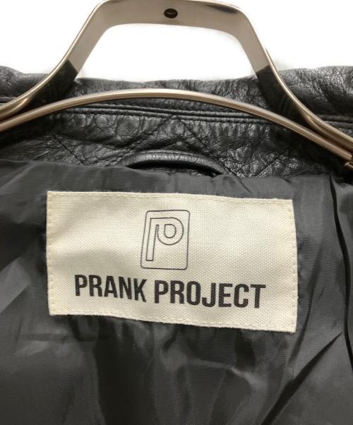 PRANK PROJECT（プランクプロジェクト）PRANK PROJECT (プランクプロジェクト) Lace-Up Leather Blouson ブラック サイズ:FREEの古着・服飾アイテム