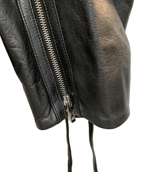PRANK PROJECT（プランクプロジェクト）PRANK PROJECT (プランクプロジェクト) Lace-Up Leather Blouson ブラック サイズ:FREEの古着・服飾アイテム