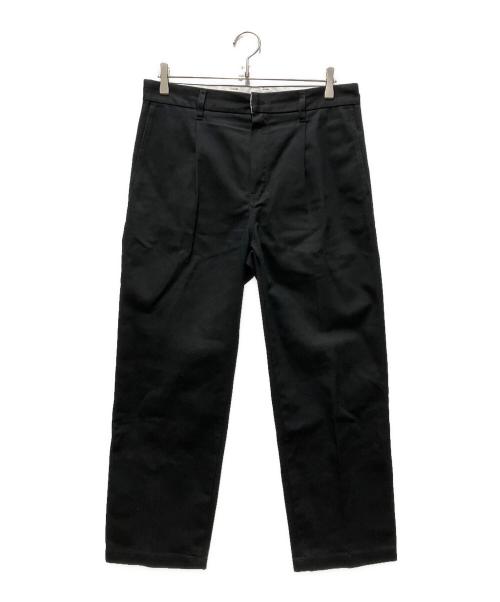 WACKO MARIA（ワコマリア）WACKO MARIA (ワコマリア) Dickies (ディッキーズ) PLEATED TROUSERS ブラック サイズ:Sの古着・服飾アイテム