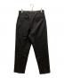 WACKO MARIA (ワコマリア) DORMEUIL (ドーメル) STRIPED PLEATED TROUSERS ブラック サイズ:S：23000円
