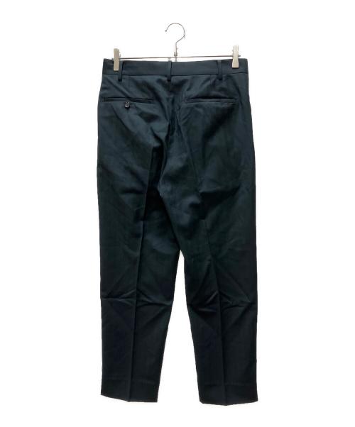 WACKO MARIA（ワコマリア）WACKO MARIA (ワコマリア) DORMEUIL (ドーメル) STRIPED PLEATED TROUSERS ネイビー サイズ:Sの古着・服飾アイテム