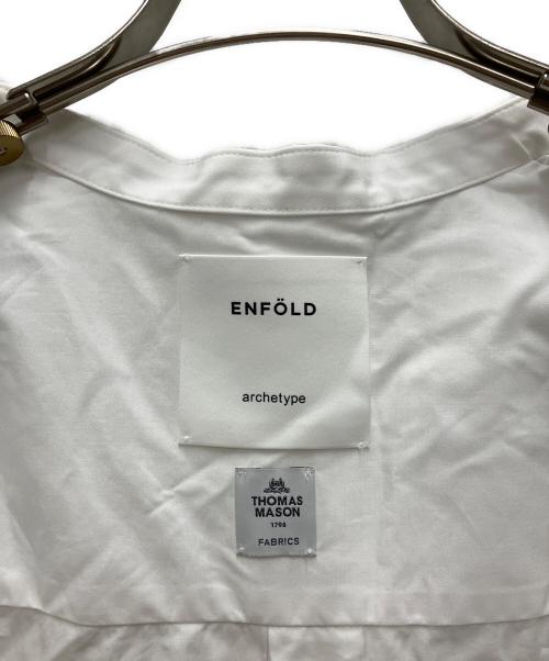 ENFOLD（エンフォルド）ENFOLD (エンフォルド) BOX LONG-SHIRT ホワイト サイズ:38の古着・服飾アイテム
