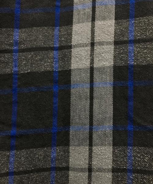 FIVE BROTHER（ファイブブラザー）FIVE BROTHER (ファイブブラザー) 70-80’s チェックネルシャツ グレー×ブルー サイズ:XLの古着・服飾アイテム