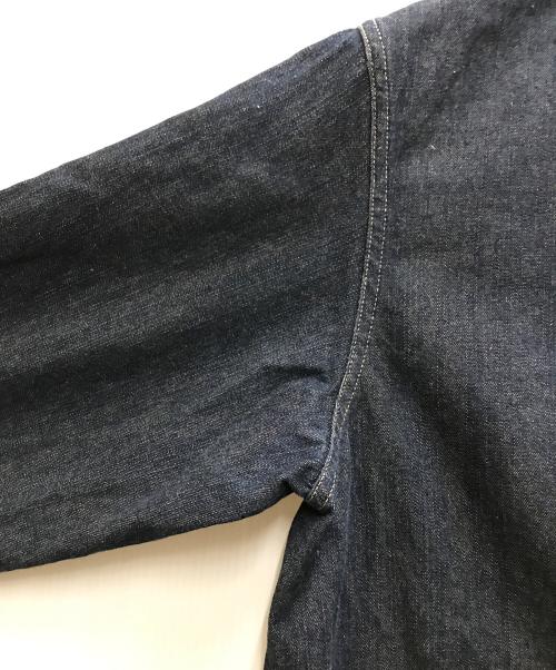 AT-DIRTY（アットダーティ）AT-DIRTY (アットダーティ) カバーオールデニムジャケット インディゴ サイズ:Mの古着・服飾アイテム