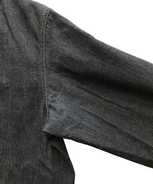AT-DIRTY（アットダーティ）AT-DIRTY (アットダーティ) カバーオールデニムジャケット インディゴ サイズ:Mの古着・服飾アイテム