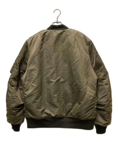 AT-DIRTY（アットダーティ）AT-DIRTY (アットダーティ) MA-1フライトジャケット カーキ サイズ:Lの古着・服飾アイテム