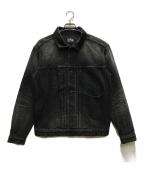 DRESS HIPPYドレスヒッピー）の古着「OLDMAN DENIM デニムジャケット」｜ブラック