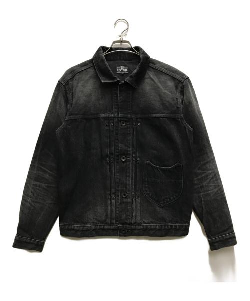 DRESS HIPPY（ドレスヒッピー）DRESS HIPPY (ドレスヒッピー) OLDMAN DENIM デニムジャケット ブラック サイズ:Mの古着・服飾アイテム