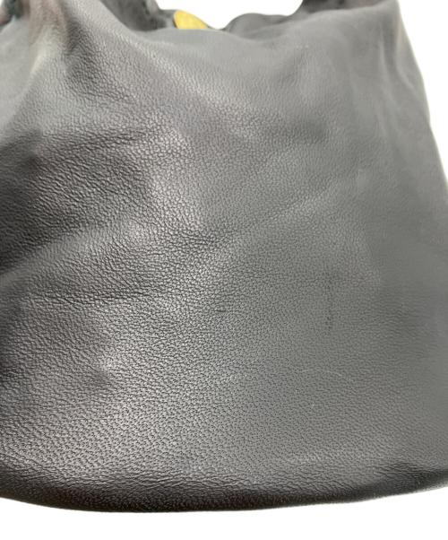 DRESS HIPPY（ドレスヒッピー）DRESS HIPPY (ドレスヒッピー) DH LEATHER BUCKET BAG ブラックの古着・服飾アイテム