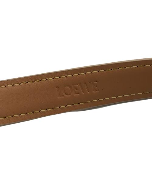 LOEWE（ロエベ）LOEWE (ロエベ) アナグラムバックルベルト ベージュの古着・服飾アイテム