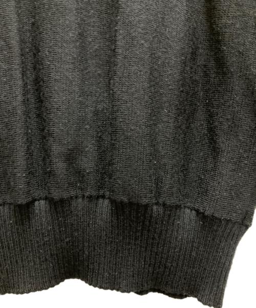 Jean Paul GAULTIER（ジャンポールゴルチェ）Jean Paul GAULTIER (ジャンポールゴルチェ) メジャーデザインVネックニット ブラック サイズ:40の古着・服飾アイテム