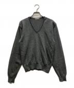 COMME des GARCONS HOMMEコムデギャルソン オム）の古着「70-80`SVネックニット」｜グレー