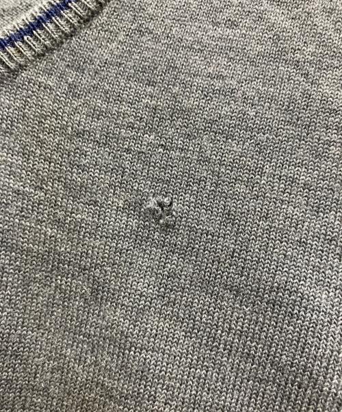 COMME des GARCONS HOMME（コムデギャルソン オム）COMME des GARCONS HOMME (コムデギャルソン オム) 70-80`SVネックニット グレー サイズ:表記無しの古着・服飾アイテム