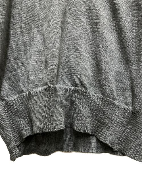 COMME des GARCONS HOMME（コムデギャルソン オム）COMME des GARCONS HOMME (コムデギャルソン オム) 70-80`SVネックニット グレー サイズ:表記無しの古着・服飾アイテム