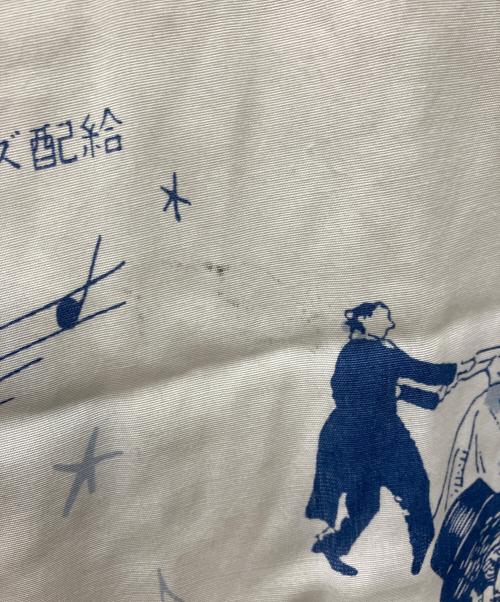 Porter Classic（ポータークラシック）Porter Classic (ポータークラシック) BLONDES PREFER PC ALOHA SHIRT ホワイト×ブルー サイズ:Lの古着・服飾アイテム