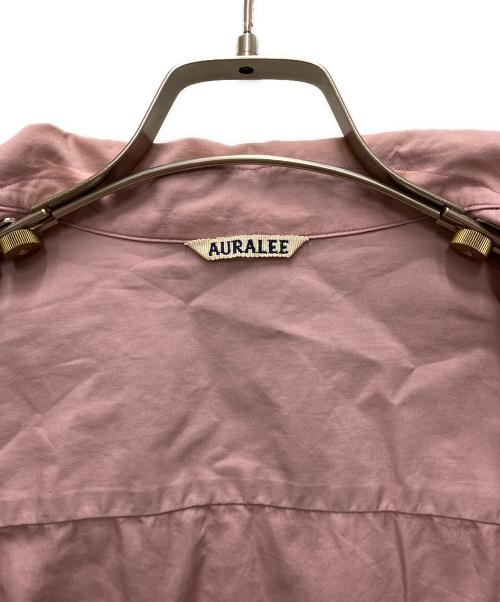 AURALEE（オーラリー）AURALEE (オーラリー) WASHED FINX TWILL SHIRT パープル サイズ:5の古着・服飾アイテム