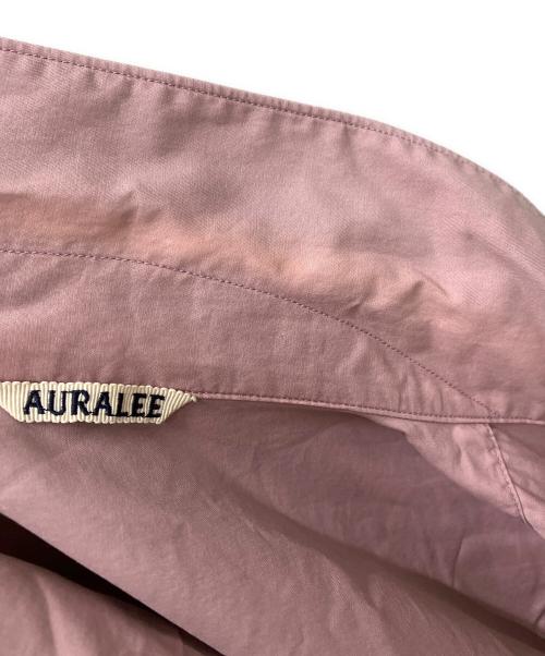AURALEE（オーラリー）AURALEE (オーラリー) WASHED FINX TWILL SHIRT パープル サイズ:5の古着・服飾アイテム