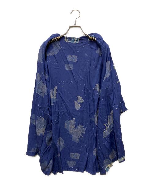 Porter Classic（ポータークラシック）Porter Classic (ポータークラシック) JOURNAL STANDARD (ジャーナルスタンダード) SHOWFOLK ALOHA SHIRT ブルー サイズ:Lの古着・服飾アイテム