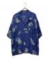 Porter Classic（ポータークラシック）の古着「SHOWFOLK ALOHA SHIRT」｜ブルー