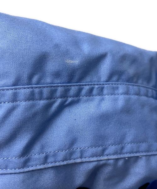COMME des GARCONS HOMME（コムデギャルソン オム）COMME des GARCONS HOMME (コムデギャルソン オム) 綿ブロード ロゴ 半袖シャツ ブルー サイズ:Sの古着・服飾アイテム