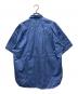 COMME des GARCONS HOMME (コムデギャルソン オム) 綿ブロード ロゴ 半袖シャツ ブルー サイズ:S：18000円