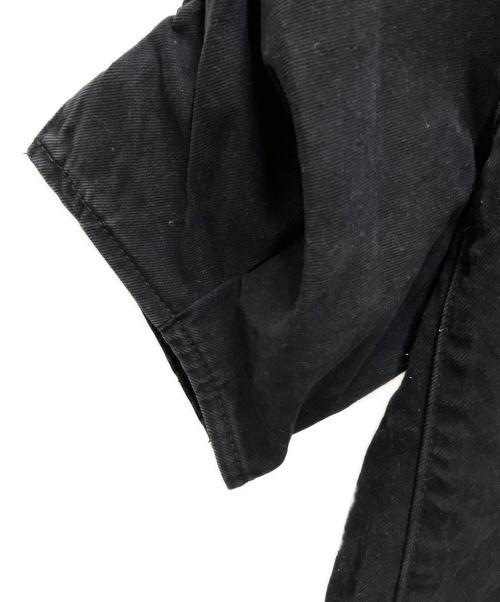 la peau de gem（ラポドゥジェム）la peau de gem (ラポドゥジェム) toggle blouse ブラック サイズ:FREEの古着・服飾アイテム