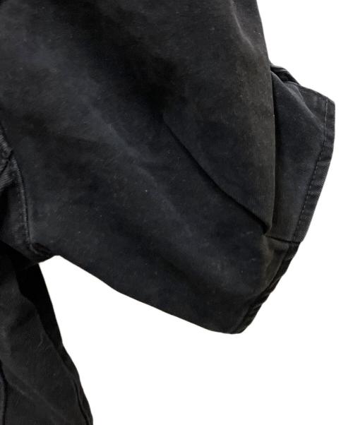 la peau de gem（ラポドゥジェム）la peau de gem (ラポドゥジェム) toggle blouse ブラック サイズ:FREEの古着・服飾アイテム