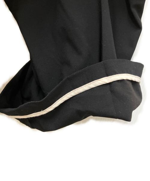 la peau de gem（ラポドゥジェム）la peau de gem (ラポドゥジェム) button slacks ブラック サイズ:36の古着・服飾アイテム